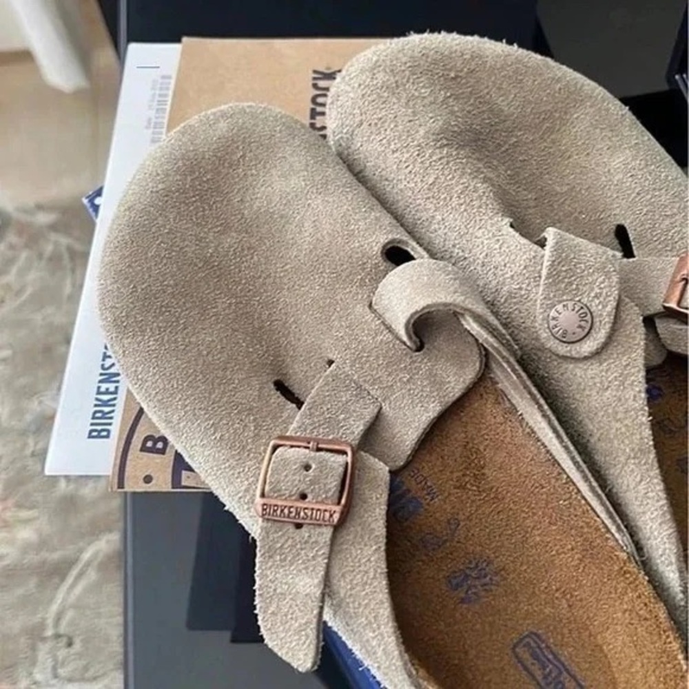 Birkenstock Tan Suede Sandals